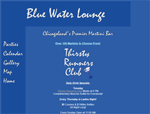 Tablet Screenshot of bluewaterlounge.com